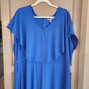Jessica London Maxi Dress Blue Size 20W